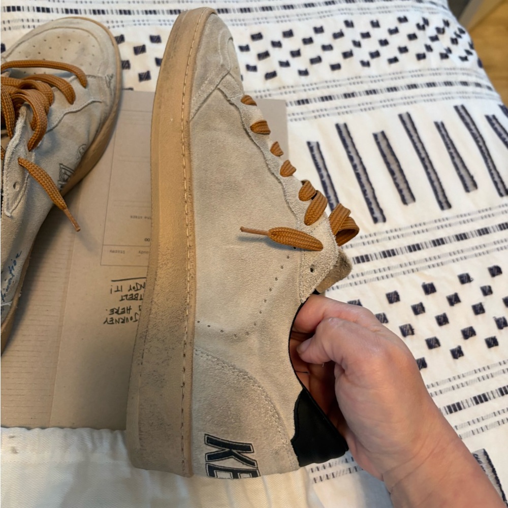 Men’s Golden Goose Ball Star Brown Suede 46eu 100% Authentic - Picture 8 of 8